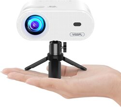 compact travel projector for hotel or outdoor use