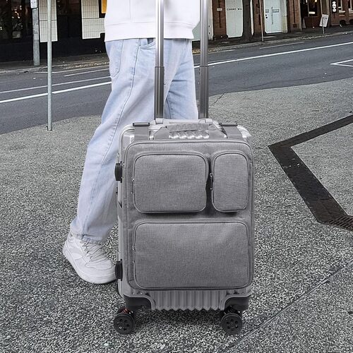 carry-on luggage organizer inside cabin suitcase