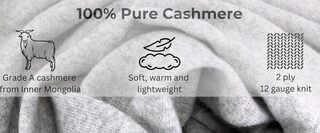 JetBo 100 Pure Cashmere Travel tumnagel